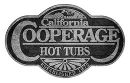 CALIFORNIA COOPERAGE HOT TUBS ESTABLISHED 1972 trademark
