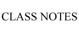 CLASS NOTES trademark