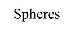 SPHERES trademark