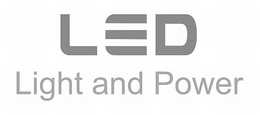 LED LIGHT AND POWER trademark
