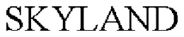 SKYLAND trademark