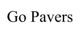 GO PAVERS trademark