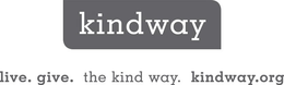 KINDWAY LIVE. GIVE. THE KIND WAY. KINDWAY.ORG trademark