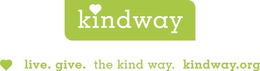 KINDWAY LIVE. GIVE. THE KIND WAY. KINDWAY.ORG trademark