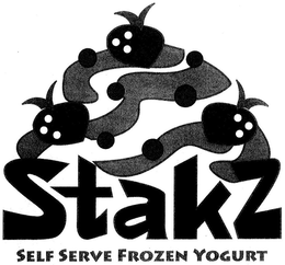 STAKZ SELF SERVE FROZEN YOGURT trademark