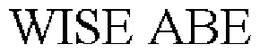 WISE ABE trademark