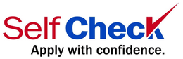 SELF CHECK APPLY WITH CONFIDENCE. trademark