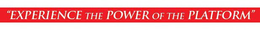 EXPERIENCE THE POWER OF THE PLATFORM trademark