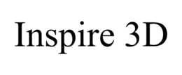 INSPIRE 3D trademark