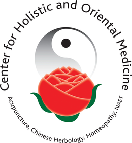 CENTER FOR HOLISTIC AND ORIENTAL MEDICINE ACUPUNCTURE, CHINESE HERBOLOGY, HOMEPATHY, NAET trademark