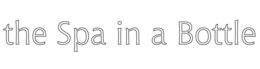 THE SPA IN A BOTTLE trademark