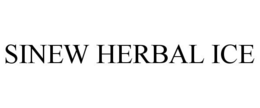 SINEW HERBAL ICE trademark