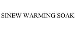 SINEW WARMING SOAK trademark