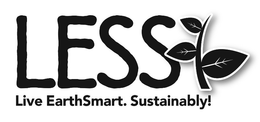 LESS LIVE EARTHSMART. SUSTAINABLY! trademark