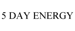 5 DAY ENERGY trademark