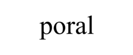 PORAL trademark