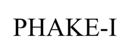 PHAKE-I trademark