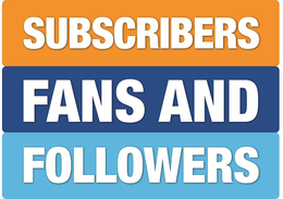 SUBSCRIBERS FANS AND FOLLOWERS trademark