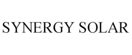 SYNERGY SOLAR trademark