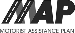 MAP MOTORIST ASSISTANCE PLAN trademark