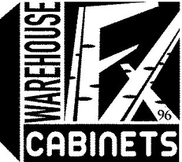 FX96 WAREHOUSE CABINETS trademark
