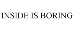INSIDE IS BORING trademark