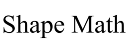 SHAPE MATH trademark