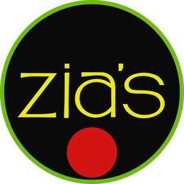ZIA'S trademark
