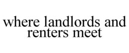 WHERE LANDLORDS AND RENTERS MEET trademark