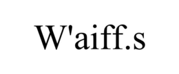 W'AIFF.S trademark