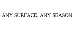 ANY SURFACE, ANY SEASON trademark