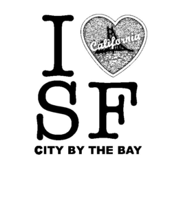 CITY BY THE BAY I CALIFORNIA SF trademark