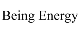 BEING ENERGY trademark