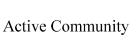 ACTIVE COMMUNITY trademark
