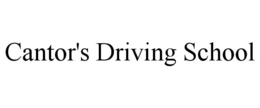 CANTOR'S DRIVING SCHOOL trademark