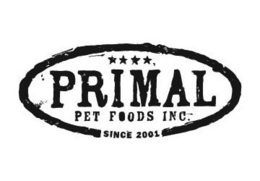 PRIMAL PET FOODS INC. SINCE 2001 trademark