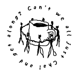CAN'T WE ALL JUST CHAI AND GET ALONG? trademark