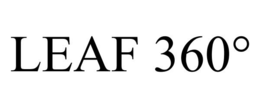 LEAF 360° trademark