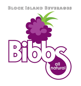 BIBBS ALL NATURAL BLOCK ISLAND BEVERAGES trademark