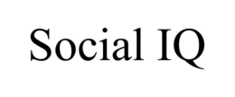 SOCIAL IQ trademark