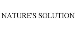 NATURE'S SOLUTION trademark