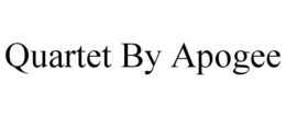 QUARTET BY APOGEE trademark