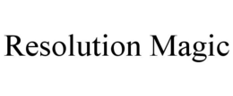 RESOLUTION MAGIC trademark
