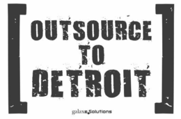 OUTSOURCE TO DETROIT GALAXE.SOLUTIONS trademark