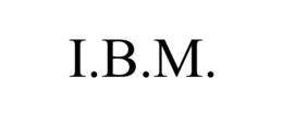 I.B.M. trademark
