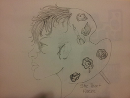 SHE PAINT FACES trademark