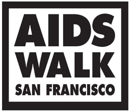 AIDS WALK SAN FRANCISCO trademark