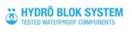 HYDRÖ BLOK SYSTEM TESTED WATERPROOF COMPONENTS trademark