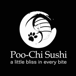 POO-CHI SUSHI A LITTLE BLISS IN EVERY BITE trademark