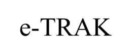 E-TRAK trademark